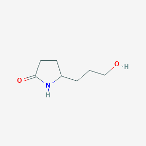 5-(3-Hydroxypropyl)pyrrolidin-2-one