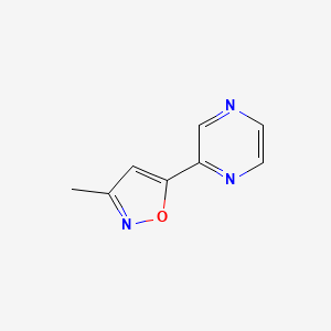 3-Methyl-5-(pyrazin-2-yl)isoxazole