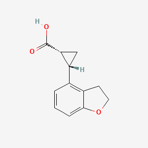 (1R,2S)-2-(2,3-Dihydrobenzofuran-4-yl)cyclopropane-1-carboxylic acid