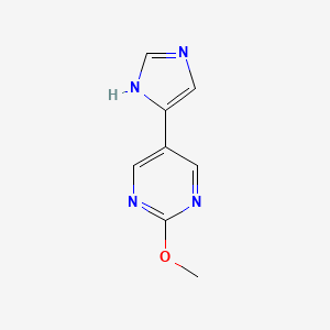 5-(1H-imidazol-5-yl)-2-methoxypyrimidine