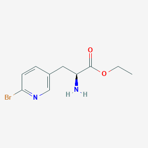 Ethyl(S)-2-amino-3-(6-bromopyridin-3-yl)propanoate