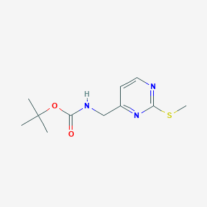 tert-Butyl ((2-(methylthio)pyrimidin-4-yl)methyl)carbamate