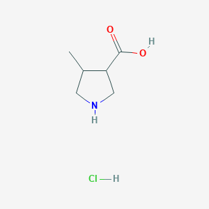 4-Methylpyrrolidine-3-carboxylic acid hydrochloride