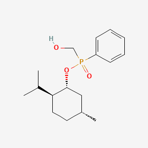 [[(1R,2S,5R)-5-methyl-2-propan-2-ylcyclohexyl]oxy-phenylphosphoryl]methanol