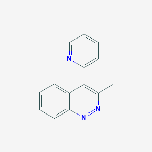 molecular formula C14H11N3 B13110099 3-Methyl-4-(2-pyridinyl)cinnoline 