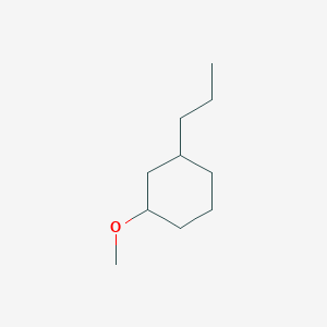 molecular formula C10H20O B13110115 1-Methoxy-3-propylcyclohexane 