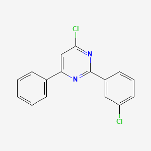 4-Chloro-2-(3-chlorophenyl)-6-phenylpyrimidine