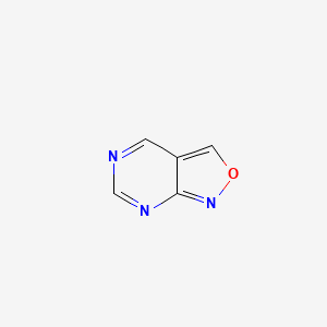 molecular formula C5H3N3O B13110167 Isoxazolo[3,4-d]pyrimidine CAS No. 28648-19-3