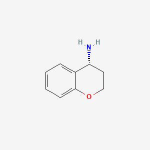 B1311017 (4R)-3,4-dihydro-2H-1-benzopyran-4-amine CAS No. 210488-55-4