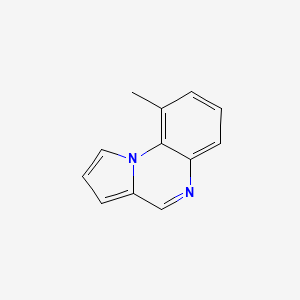 molecular formula C12H10N2 B13110293 9-Methylpyrrolo[1,2-a]quinoxaline 