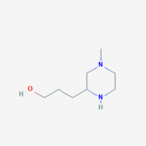 3-(4-Methylpiperazin-2-YL)propan-1-OL