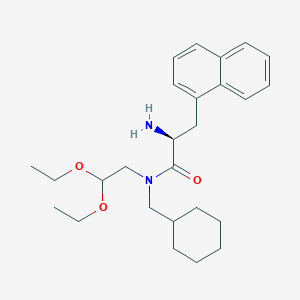 (S)-2-Amino-N-(cyclohexylmethyl)-N-(2,2-diethoxyethyl)-3-(naphthalen-1-yl)propanamide