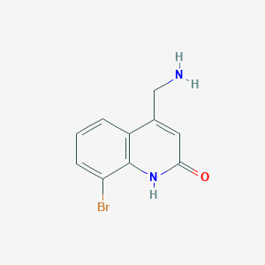 4-(Aminomethyl)-8-bromoquinolin-2(1H)-one