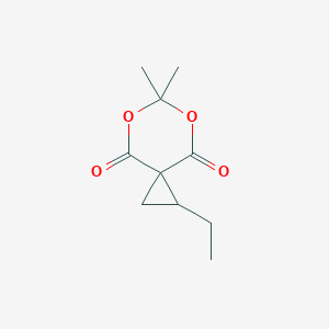 1-Ethyl-6,6-dimethyl-5,7-dioxaspiro[2.5]octane-4,8-dione