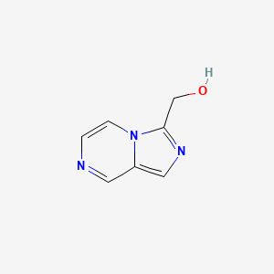 molecular formula C7H7N3O B13110340 Imidazo[1,5-a]pyrazin-3-ylmethanol 