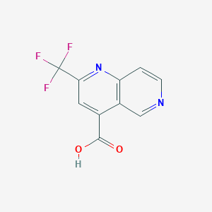 2-(Trifluoromethyl)-1,6-naphthyridine-4-carboxylic acid