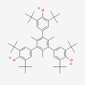 4-[3,5-bis(3,5-ditert-butyl-4-hydroxyphenyl)-2,4,6-trimethylphenyl]-2,6-ditert-butylphenol