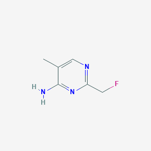 2-(Fluoromethyl)-5-methylpyrimidin-4-amine