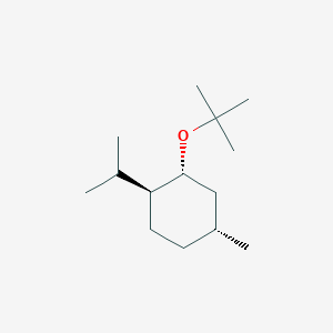 molecular formula C14H28O B13110412 (1S,2R,4R)-2-t-Butoxy-1-isopropyl-4-methylcyclohexane 