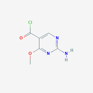 2-Amino-4-methoxypyrimidine-5-carbonyl chloride