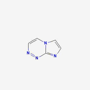 molecular formula C5H4N4 B13110545 Imidazo[2,1-c][1,2,4]triazine CAS No. 4342-90-9