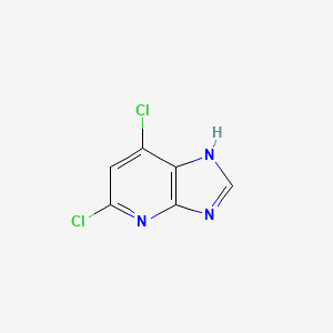 molecular formula C6H3Cl2N3 B1311059 5,7-二氯-1H-咪唑并[4,5-b]吡啶 CAS No. 24485-01-6