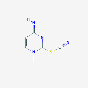 1-methyl-2-thiocyanatopyrimidin-4(1H)-imine