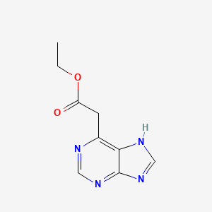 molecular formula C9H10N4O2 B1311063 Ethyl 2-(9H-purin-6-yl)acetate CAS No. 2228-04-8