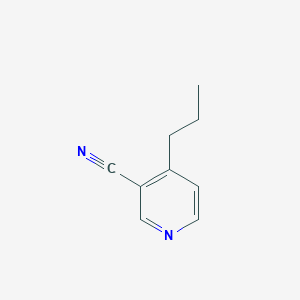 molecular formula C9H10N2 B13110665 4-Propylnicotinonitrile 