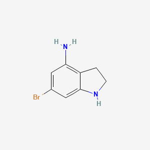 6-Bromoindolin-4-amine