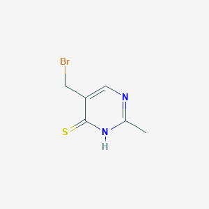 5-(Bromomethyl)-2-methylpyrimidine-4(1H)-thione