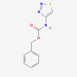 benzyl N-(thiadiazol-4-yl)carbamate