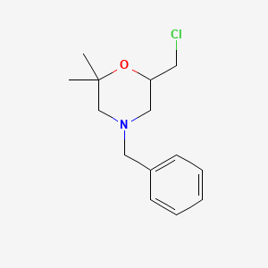 4-Benzyl-6-(chloromethyl)-2,2-dimethylmorpholine