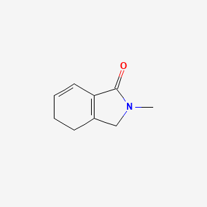 molecular formula C9H11NO B13110762 2-Methyl-2,3,4,5-tetrahydro-1H-isoindol-1-one CAS No. 342402-82-8