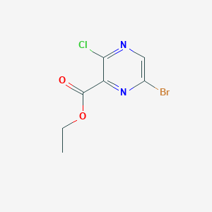 Ethyl 6-bromo-3-chloropyrazine-2-carboxylate