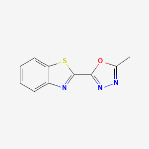 2-(Benzo[d]thiazol-2-yl)-5-methyl-1,3,4-oxadiazole