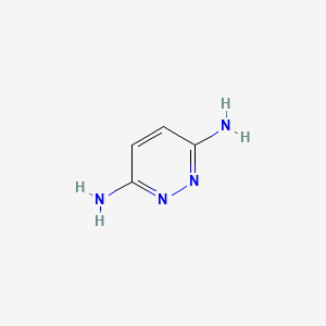 molecular formula C4H6N4 B1311096 吡啶二氮杂茂-3,6-二胺 CAS No. 61070-99-3