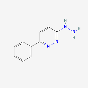 molecular formula C10H10N4 B1311097 3-肼基-6-苯基哒嗪 CAS No. 38956-80-8