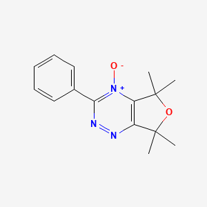 molecular formula C15H17N3O2 B1311102 5,5,7,7-四甲基-4-氧化-3-苯基呋喃[3,4-e][1,2,4]三嗪-4-鎓 CAS No. 73083-51-9