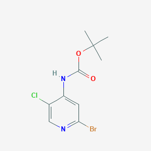 Tert-butyl (2-bromo-5-chloropyridin-4-yl)carbamate