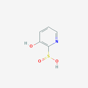 molecular formula C5H5NO3S B13111093 3-Hydroxypyridine-2-sulfinicacid 