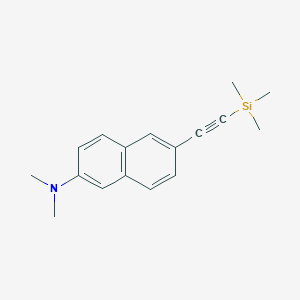 N,N-Dimethyl-6-((trimethylsilyl)ethynyl)naphthalen-2-amine