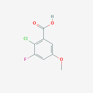 2-Chloro-3-fluoro-5-methoxybenzoic acid