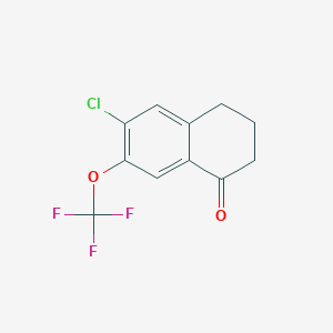 6-Chloro-7-(trifluoromethoxy)-3,4-dihydronaphthalen-1(2h)-one