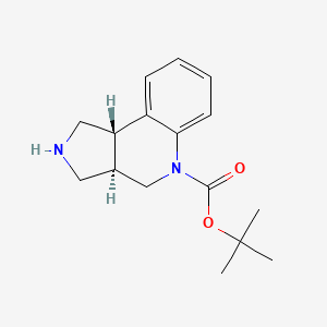 tert-butyl2,3,3a,4-tetrahydro-1H-pyrrolo[3,4-c]quinoline-5(9bH)-carboxylate