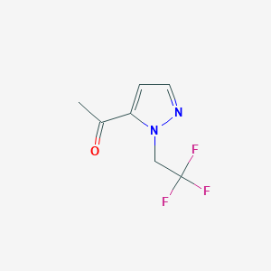 1-(1-(2,2,2-Trifluoroethyl)-1H-pyrazol-5-yl)ethan-1-one