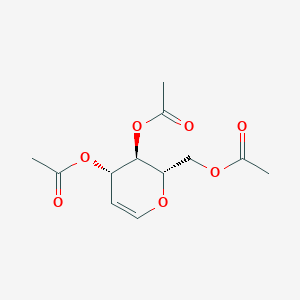 molecular formula C12H16O7 B1311125 3,4,6-Tri-O-acetyl-L-glucal CAS No. 63640-41-5