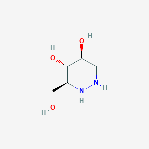 (3S,4S,5S)-3-(Hydroxymethyl)hexahydropyridazine-4,5-diol