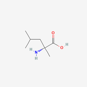 molecular formula C7H15NO2 B1311136 (R)-2-Amino-2,4-dimethylpentanoic acid CAS No. 29589-03-5