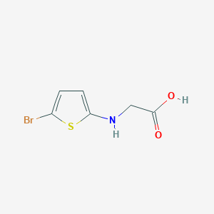 2-((5-Bromothiophen-2-yl)amino)acetic acid